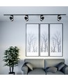 35W 3-faset LED skinnespot - Sort, 4000K, Cree chip, 6 års garanti