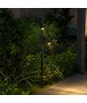 V-Tac 4W dobbelt LED spydspot - Sort aluminium, 4000K, udendørs