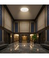 12W LED sensorlampe - Rund, PIR sensor, Cree chip, hvid, 6400K