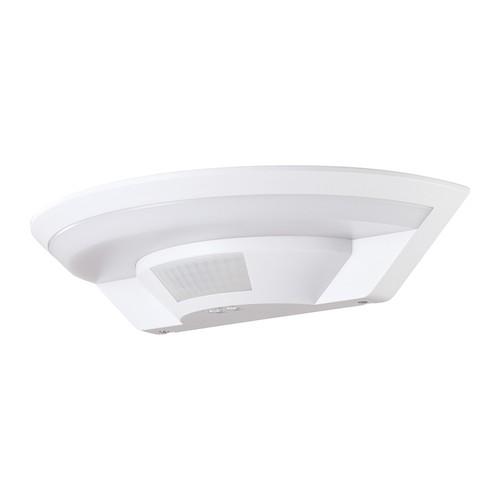 10W LED udendørs væglampe med PIR sensor - Hvid, 4000K, Cree chip