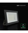 V-Tac 30W LED projektør - Sort, 6500K, Slimline