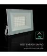 30W LED projektør - Hvidt hus, 6500K