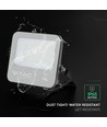 50W LED projektør - 185lm/W, Cree chip, sort, 6 års garanti