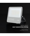 V-Tac 100W LED projektør - 185lm/W, Cree chip, sort hus, 6 års garanti