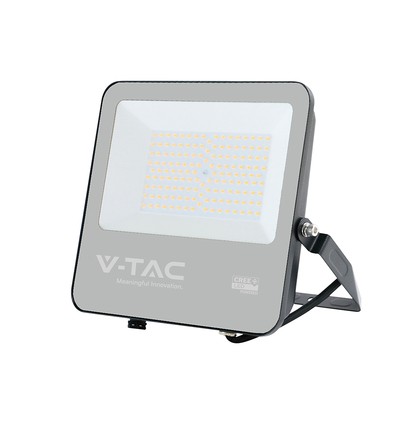 100W LED projektør - 185lm/W, Cree chip, sort, 6500K, 6 års garanti