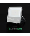 100W LED projektør - 185lm/W, Cree chip, sort, 6500K, 6 års garanti