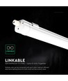 V-Tac 120cm 36W vandtæt LED armatur - 120lm/W, CCT
