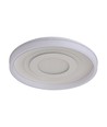 V-Tac 2x40W dekorativ LED loftslampe - Dæmpbar, 3-i-1, fjernbetjening, hvid