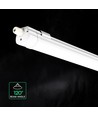 150cm 48W vandtæt komplet LED armatur - 120lm/W, CCT