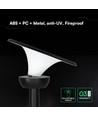 V-Tac 20W Lotus LED solcelle havelampe - LiFePO4 batteri, 6000mAh, 3-i-1
