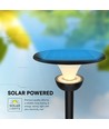 V-Tac 20W Lotus LED solcelle havelampe - LiFePO4 batteri, 6000mAh, 3-i-1