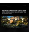 V-Tac 20W Lotus LED solcelle havelampe - LiFePO4 batteri, 6000mAh, 3-i-1