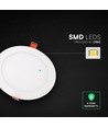 V-Tac 22W rundt LED indbygningspanel - CCT, Cree chip, 6 års garanti