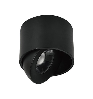 V-Tac 18W LED påbygningsspot - IP44, sort, CCT, Cree chip