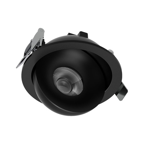 V-Tac 12W CCT LED downlight - IP44, sort, Cree chip
