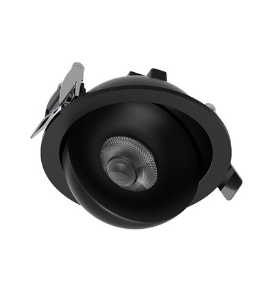 V-Tac 12W CCT LED downlight - IP44, sort, Cree chip