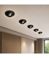 V-Tac 12W CCT LED downlight - IP44, sort, Cree chip