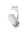 V-Tac 30W 3-faset CCT skinnespot - Zoombar 25°-50°, hvid