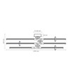 40W LED loftslampe - Sort, CCT