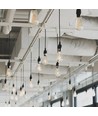 E27 6W dæmpbar filament LED pære - ST64, neutral hvid