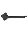 10W LED væg/loftlampe - Sort, CCT, 3 lyskulører