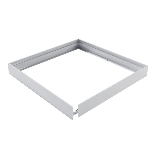 Ramme til 60x60 LED panel - Samles hurtigt, uden synlige skruer, hvid kant