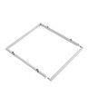 Indbygningsramme til 60x60 LED panel - Passer til Troldtekt uden tilpasning, hvid kant