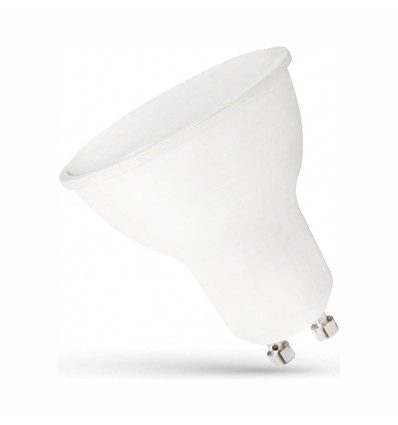 Spectrum GU10 9W LED pære - Kold hvid, mat glas