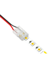 Slim LED strip samler til løse ledninger - 10mm, enkeltfarvet, IP20, 5V-24V