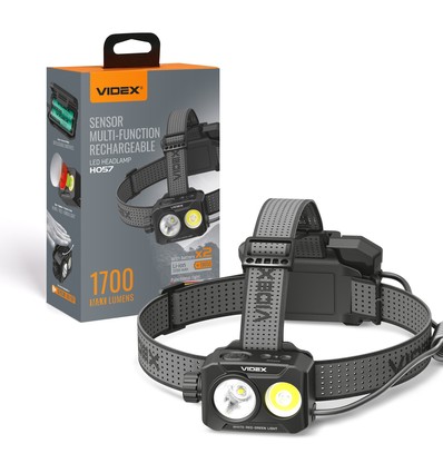 LED pandelampe - håndsensor + 16 lysfunktioner, 2x2200mAh, genopladelig, IP65