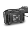 LED pandelampe - håndsensor + 16 lysfunktioner, 2x2200mAh, genopladelig, IP65