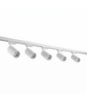 3-Faset BASIC skinnesæt - 2m, Hvid, 5-Spot, GU10, uden lyskilde