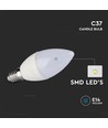 E14 4,5W LED kertepære - C37, Samsung LED chip