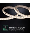 V-Tac 10W/m LED strip - IP65, 3-i-1, RA80