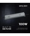 100W / 24V DC strømforsyning til LED strips - IP67 vandtæt