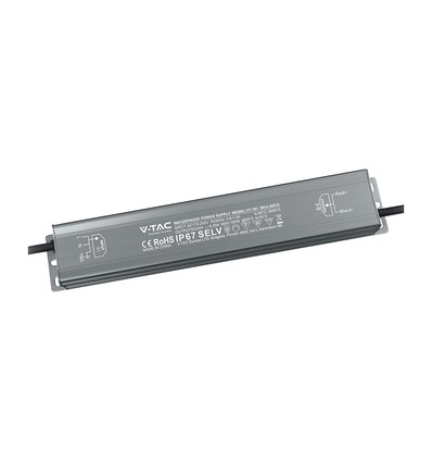 150W / 24V DC strømforsyning til LED strips - IP67 vandtæt