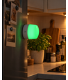 Genopladelig LED lampe RGBW - Magnetisk & USB-C, Inkl. Fjernbetjening & Karabinhage