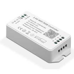 Smart Home Enheder WiFi RGB controller - Tuya Smart/Smart Life, uden fjernbetjening, Google Home/Alexa kompatibel, 12V (120W), 24V (240W)