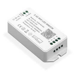 LED pærer og spots WiFi CCT controller - Tuya Smart/Smart Life, uden fjernbetjening, Google Home/Alexa kompatibel, 12V (120W), 24V (240W)