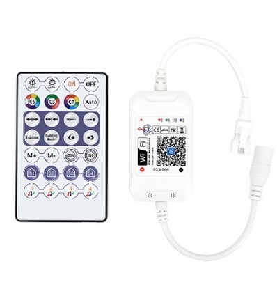 RGBIC WiFi kontroller med fjernbetjening - Wifi/Bluetooth
