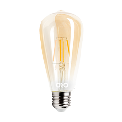 LED-POL LED lampe glødetråd E27 ST64 4W 360°, Ø64x142
