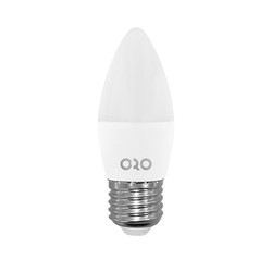 LED-POL LED lampe E27 C37 8W 200°, Ø37x100