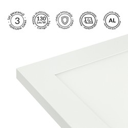 LED-POL LED panel 40W 120° 595x595x9, 3 års garanti