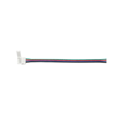 Outlet Outlet: Stik til RGBW LED strips, 10mm 1-sidet kabel