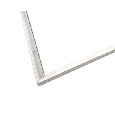 Outlet: Planmonteret Troldtektramme 120x60 - Til LED panel, passer til Troldtekt uden tilpasning, hvid kant