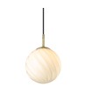 Halo Design - Twist pendel, Ball Ø15 Opal / Messing