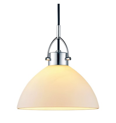 Halo Design - DENVER Pendel Ø26 opal glas/krom