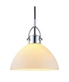 Halo Design - DENVER Pendel Ø26 opal glas/krom