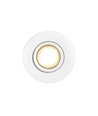 Nordlux GU10 indbygningsspot Umberto - Mat hvid, IP44, godkendt i isolering