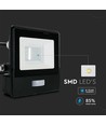 10W LED projektør - IP65, Med sensor, Samsung LED chip